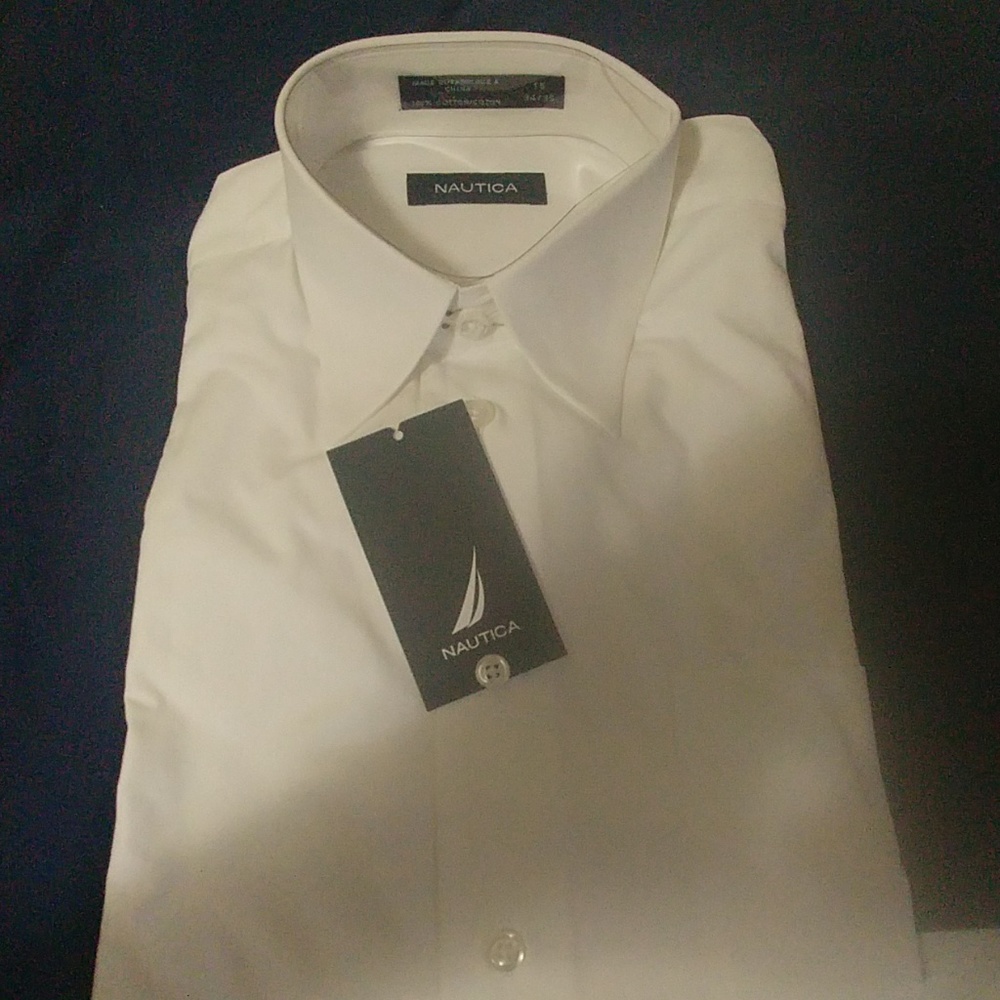 White Nautica Dress shirt